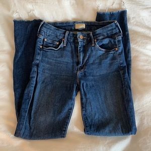 Mother Denim Looker Ankle Fray Jeans